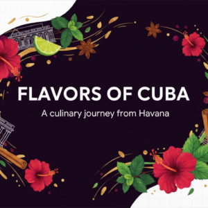 🍽️🌺🍫 Cena Cubana Sensorial